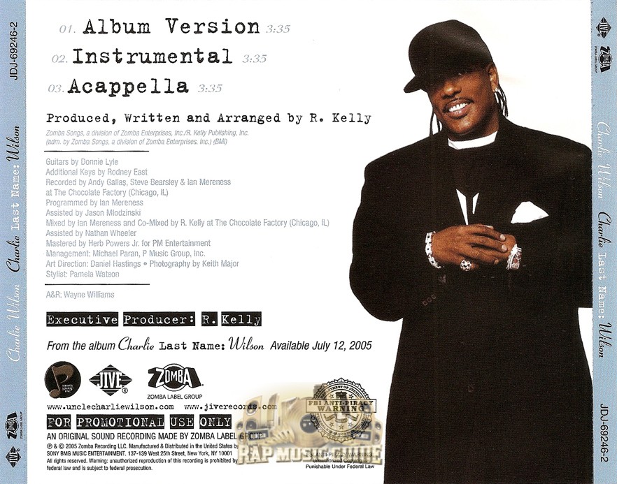 Charlie Wilson New Album Tracklist - Mokasinfacts